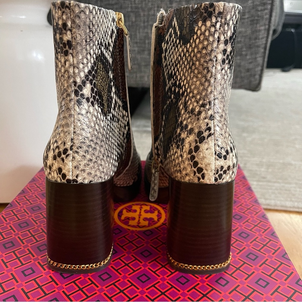 Tory Burch Ruby Snake Print Boots - image 5